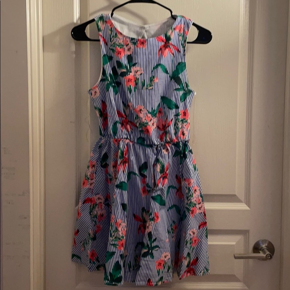 Flower mini dress
